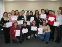 Участники Школы рекламного менеджмента 21-30 октября (г.Киев) с Зоряной Якимчук